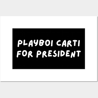 Playboi Carti for President Posters and Art